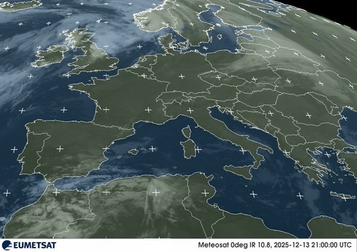 Uydu görüntüsü Fransa!